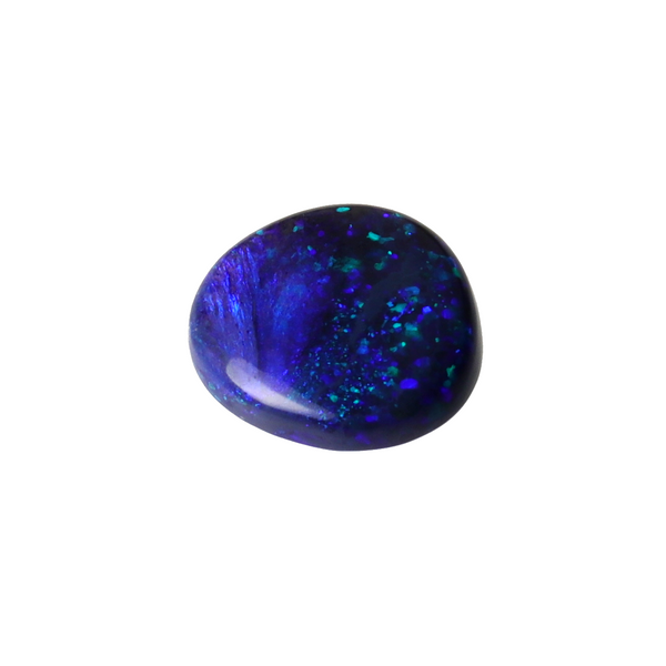 Australian black opal cobalt blue hot mixed shapes three stone Parcel designer gems largest is 14 mm x 6 mm x 3 mm deep. Total weight 4.5 carats