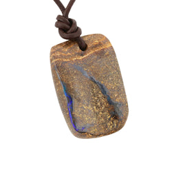 Natural Boulder Opal Necklace