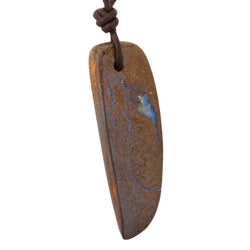 Natural Boulder Opal Necklace