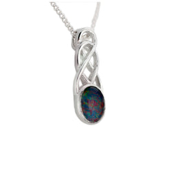 Australian Triplet Opal 925 Sterling Silver Pendant
