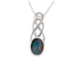 Australian Triplet Opal 925 Sterling Silver Pendant