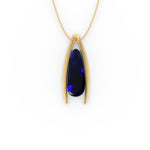 Avery Pendant - Boulder Opal Doublet Handcrafted in 9kt Yellow Gold Pendant