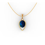 Addison Pendant - Boulder Opal Doublet Handcrafted in 9kt Yellow Gold Pendant