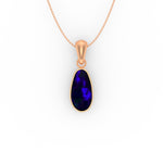 Briley Pendant - Boulder Opal Doublet Handcrafted in 9kt Rose Gold Pendant